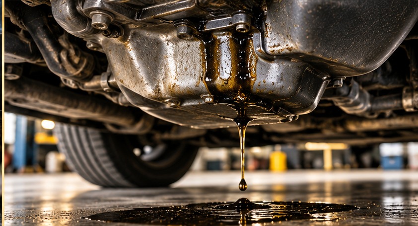 نشتی روغن از قسمت‌های مختلف موتور خودرو