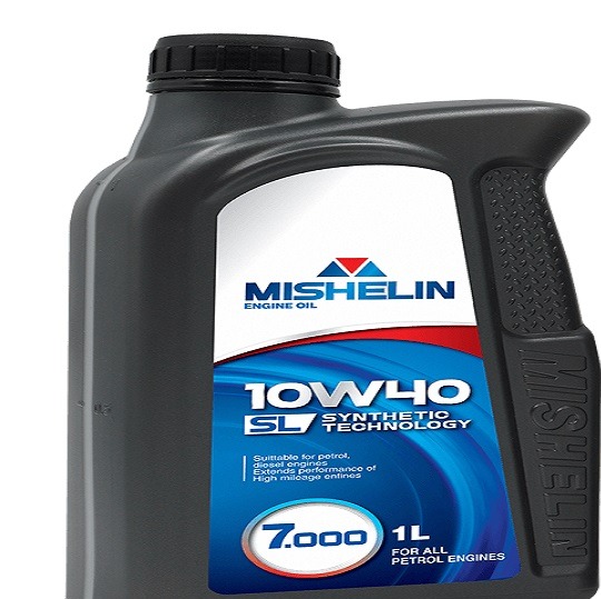 روغن موتور خودروهای بنزینی میشلن اویل مدل 10W40 SL 1L حجم 1 لیتر