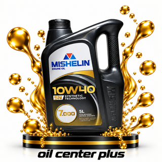 روغن موتور خودرو بنزینی میشلن اویل مدل 10W40 SN 5L حجم 5 لیتر