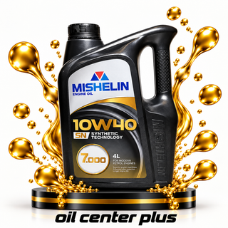 روغن موتور خودرو بنزینی میشلن اویل مدل 10W40 SN 4L حجم 4 لیتر